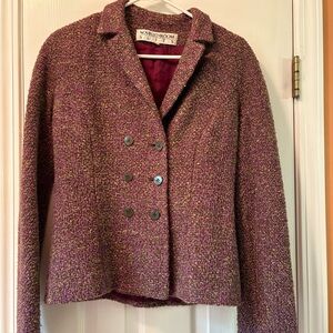 Nordstrom Noviello  Bloom Purple Blazer Tailored Suit Jacket